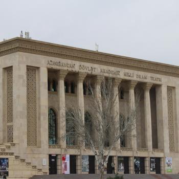 Theatre in Centre of Baku City